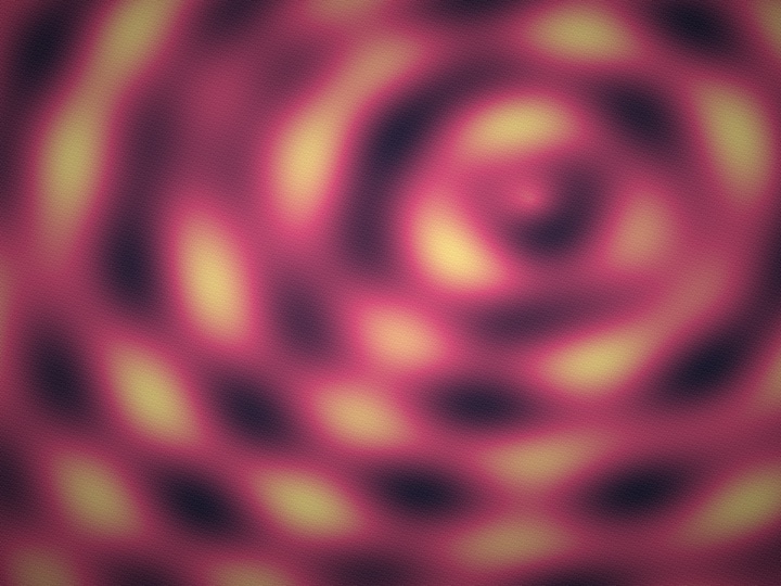 Abstract AI artwork with rose signal bands over a dark field.